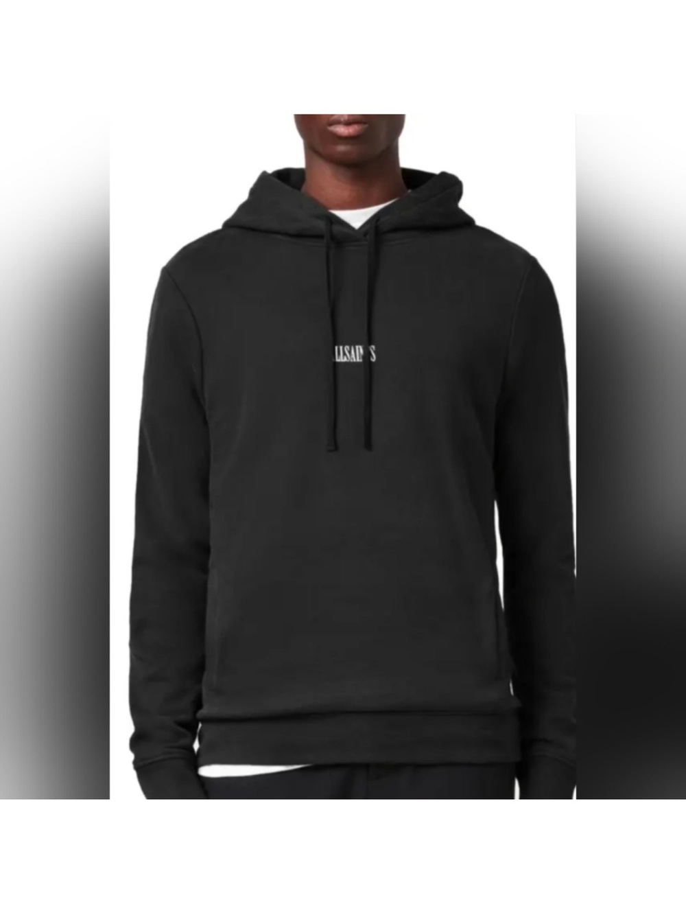 Black ALL SAINTS Pullover Sweatshirt - Minimal Logo